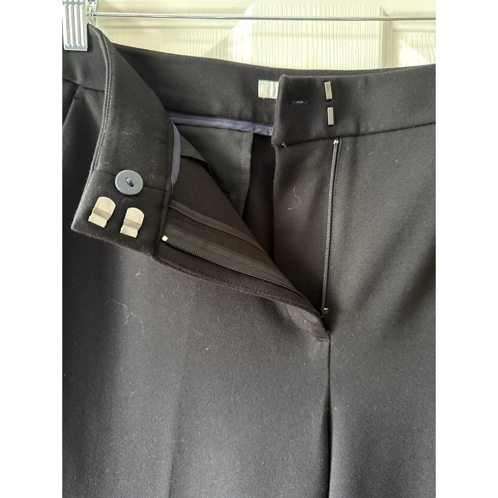 Boden Wide Leg Trousers Womens 10R Black Professional Workwear‎ Tailored Pant - Picture 2 of 6